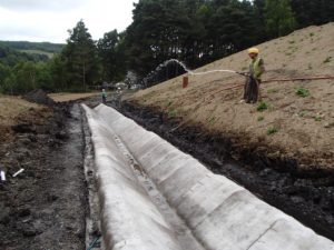 Hydrating Concrete Canvas for Channel Lining at Avoca Mines