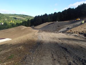 Preperation for Channel Lining at Avoca Mines