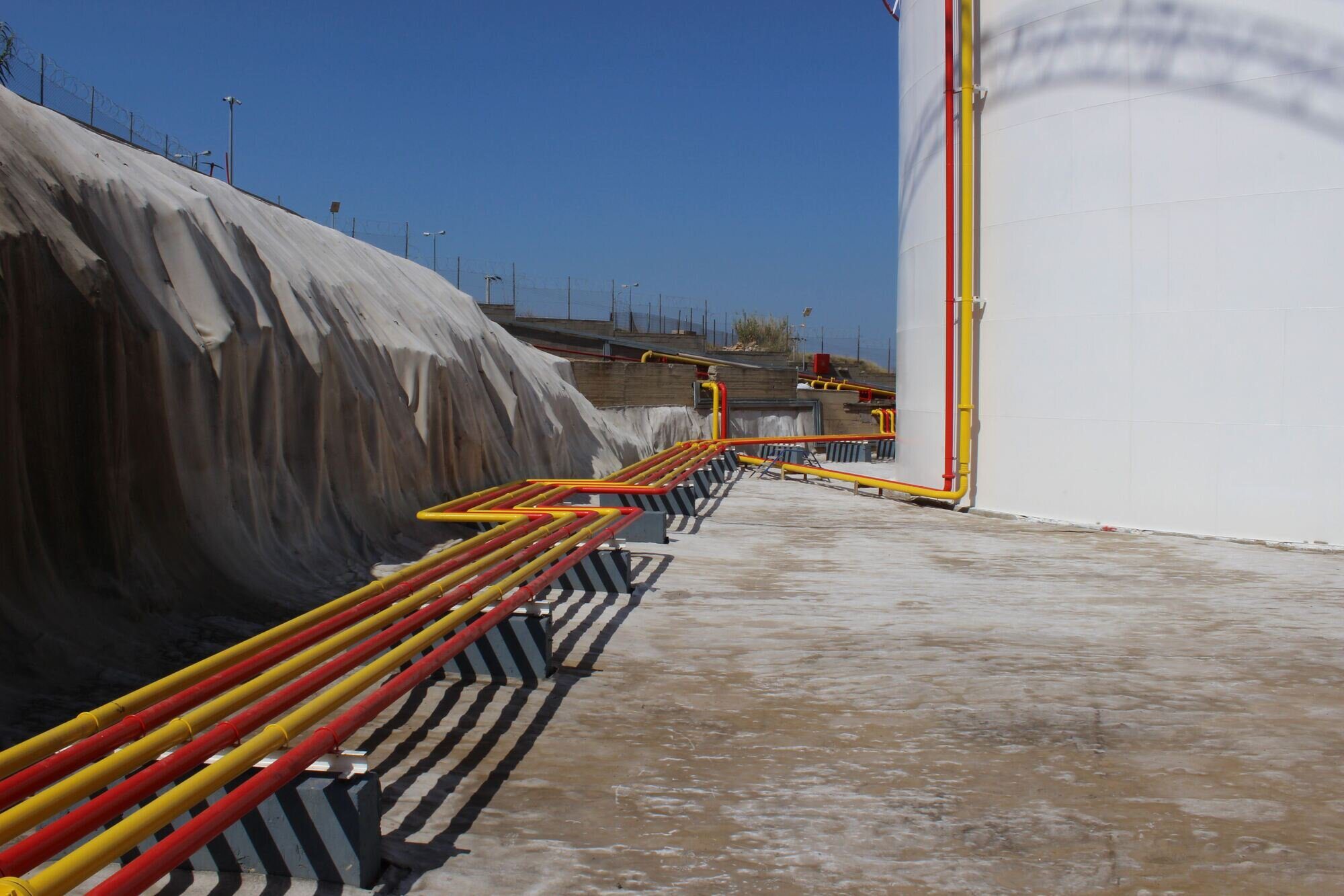slope protection installation