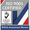 ISO 9001 Certified BAB logo